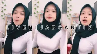 OUTFIT PUTIH HIJABERS CANTIK LIVE