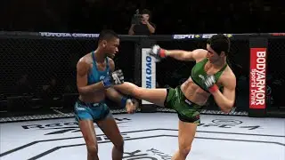 UFC 265 Tecia Torres vs Angela Hill - UFC Strawweight Bout Full Highlights - UFC 4