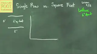 Single Row vs. Square Foot Lesson 3/5