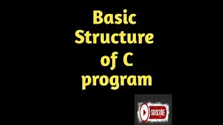 Basic Structure of  C program in Urdu/Hindi