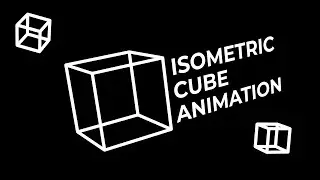 Isometric cube animation After Effects tutorial