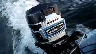 1978 mercury 200 20 hp wide open throttle run