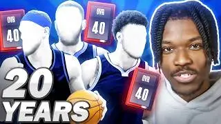 I Rebuilt A 40 Overall Team For 20 Years in NBA 2K24