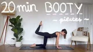 20MIN pilates booty workout // round&firm booty w/no equipment | LIDIAVMERA