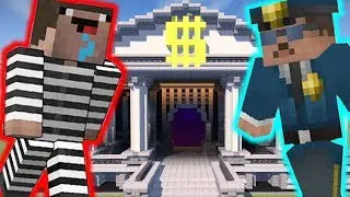 Нуб Преступник Ограбил БАНК В МАЙНКРАФТ! Копы и преступники minecraft нубик против коп в майнкрафте