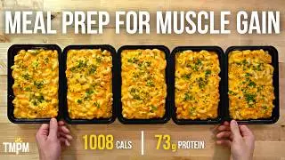 Big Boy Mac & Cheese | High Calorie, High Protein Meal Prep for Muscle Gain | 73g of Protein