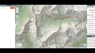 Planning a Hike in Caltopo