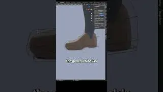 Making shoes the easy way in Blender with subdivision surface modifier and edge loops