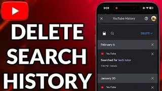 How To Delete Search History On YouTube 2024