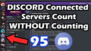 Discord - How to find out your server counts WITHOUT counting