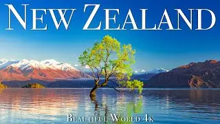 New Zealand 4K Nature Relaxation Film - Meditation Relaxing Music - Amazing Nature