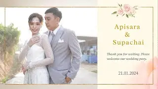 Apisara & Supachai Ceremony scene wedding