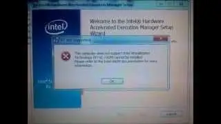 Dell BIOS Virtualization Technlogy problem intelhaxm