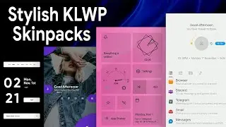 Top 5 Stylish KLWP Live Wallpaper Apps (2021)