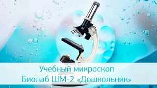 Учебный микроскоп Биолаб ШМ-2  «Дошкольник»: видеообзор