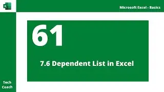 Dependent List in Excel | Dynamic Array real Scenarios | Filter Unique Sort Function in Excel