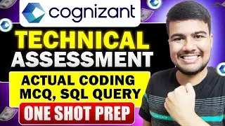 Cognizant Technical Assessment 2024-25 | PYQ Top Questions | Complete Prep