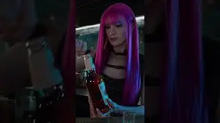 Cyberpunk Bartender | ASMR HIGHLIGHTS #asmr #asmrsounds