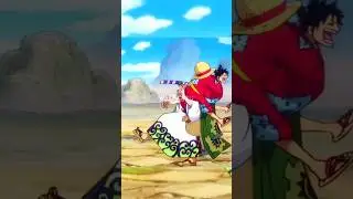 Luffy and Zoro Reunion 🤣 🤣🤣 #anime #one piece #zoro #luffy