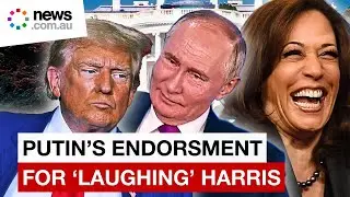 Trump 'offended' by Putin's backing of 'expressive' Harris in election