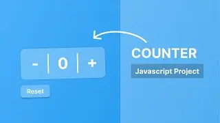 Increment & Decrement Counter Button | Javascript Project