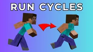 How To Make Running Animations - Minecraft Animation Tutorial (Blender 4.0)