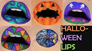 Halloween makeup tutorials: ALL kinds of lip art ideas! 🎃🦇👻🧜🏼‍♀️💀