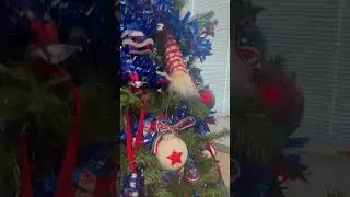 Memorial Day, Fourth of July and Labor Day Patriotic Tree 🌲