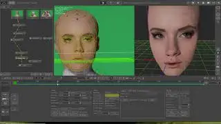 pftrack , facial 3d tracking with 3dsmax , first test