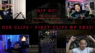 D2R CLIPS #39 - HC DEATHS,  INSANE CIRCLET FIND, FIRST KILL HR DROP, CRAZY GAMBLE, POOR ANDY & MORE!