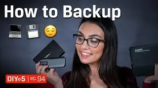 How Do You Backup Your Computer? 💻💾😌 DIY in 5 Ep 94