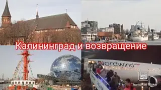 Путешествие по Калининграду #5. Прогулка по Калининграду и возвращение домой!