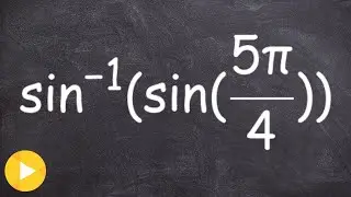 Evaluate the composition of two trig functions