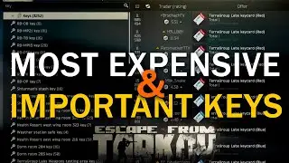 Most Important Keys with Price List in Escape From Tarkov