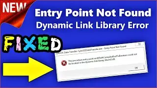 Entry Point Not Found Dynamic Link Library api-ms-win-crt-runtime-l1-1-0.dll FIX Windows 10 \ 8 \ 7