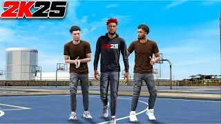 RIVET CITY 3v3 Park Gameplay on NBA2K25!