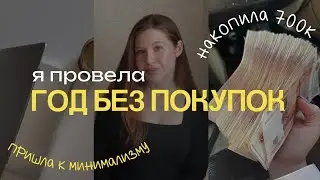 Год без покупок - финал: накопления и инвестиции, минимализм и расхламление