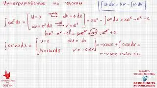 Математика без Ху%!ни. Интегралы, часть 4. Интегрирование по частям.