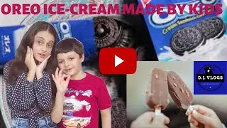 OREO BISCUIT ICE-CREAM IN LOCKDOWN/CHOCOLATE ICE-CREAM RECIPE D. J. VLOGS 