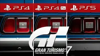 Gran Turismo 7 Comparison - PS4 vs. PS4 Pro vs. PS5 (Ray Tracing & Frame Rate Modes)