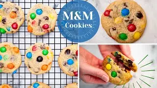 M&M Chocolate Chip Cookies | Easy Chocolate Chip Cookie Recipe