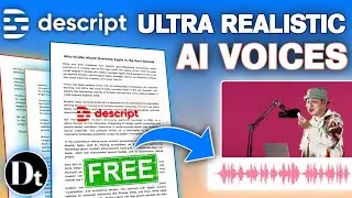 How to Use Descript Text to Speech Tool for FREE l Text to Speech Software (Descript Tutorial 2024)