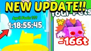 New APRIL FOOLS UPDATE is COMING! We're Getting TROLLED! Pet Simulator X
