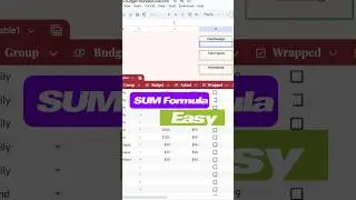 How to Sum Tables in Google Sheets in Seconds! Easiest way to calculate Totals 