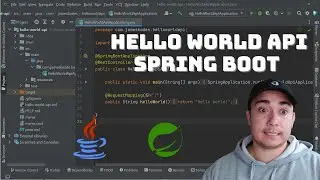 Simple Hello World API Spring Boot Java IntelliJ