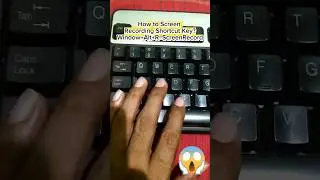 Screen Recording shortcut key in laptop/Pc #shorts #Screen Record #keyboardtricks #youtubeshorts