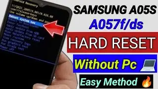 Samsung A05s Factory Reset & Remove All Type Screen Lock | Samsung Galaxy A05s ka lock kaise tode