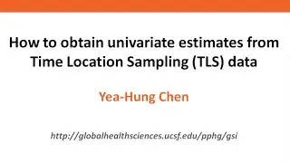 BSS Data Analysis - Univariate estimates from TLS data