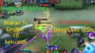 Gusion Next Level Speed?! Aggressive Dagger Skill | Mantan 1 Top 1 kampung