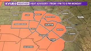 Live: Heat Advisory expected for Austin area as temperatures skyrocket 6/6 | KVUE